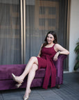 Ms.V Tie-Up Midi Dress