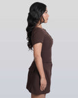 Ms.V Structured Top With Buttons