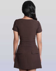 Ms.V Structured Top With Buttons