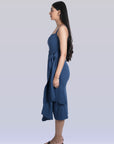 Ms.V Tie-Up Midi Dress
