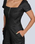 Ms.V Structured Square Neck Jumpsuit