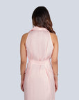 Ms.V Linen Halter Mini Dress