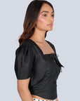 Versa Violet Linen Top