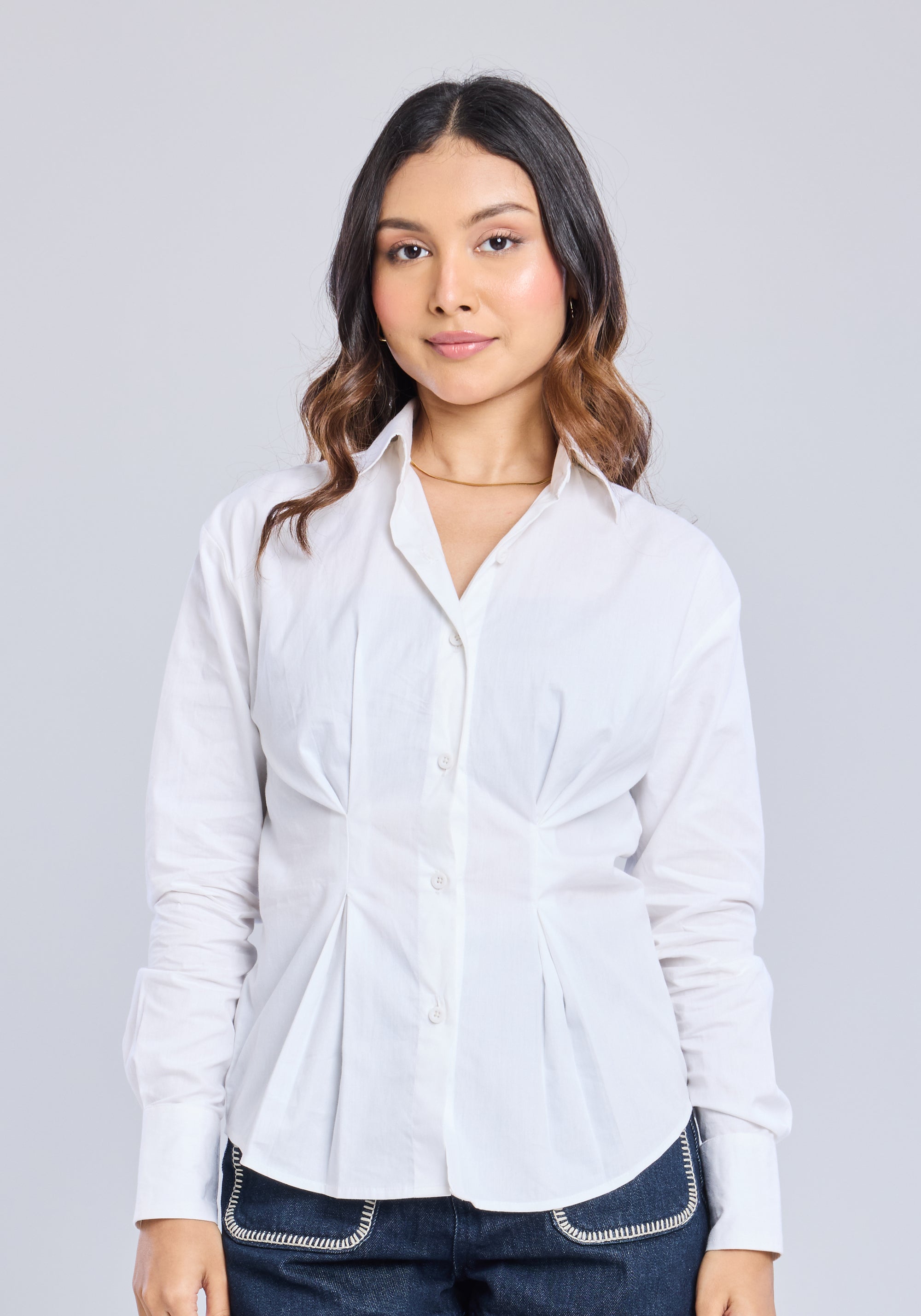 Ms.V Cinched Shirt