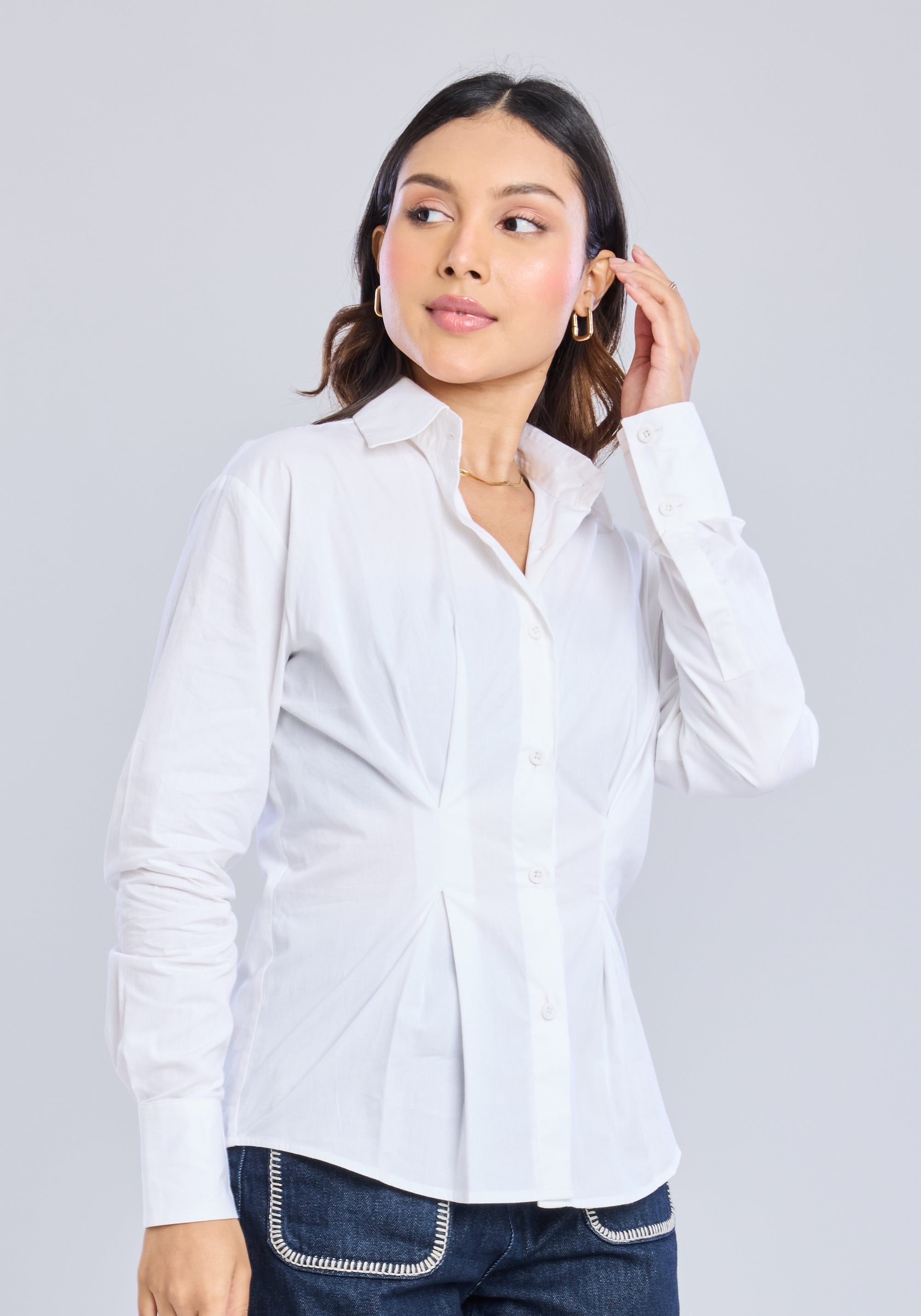 Ms.V Cinched Shirt