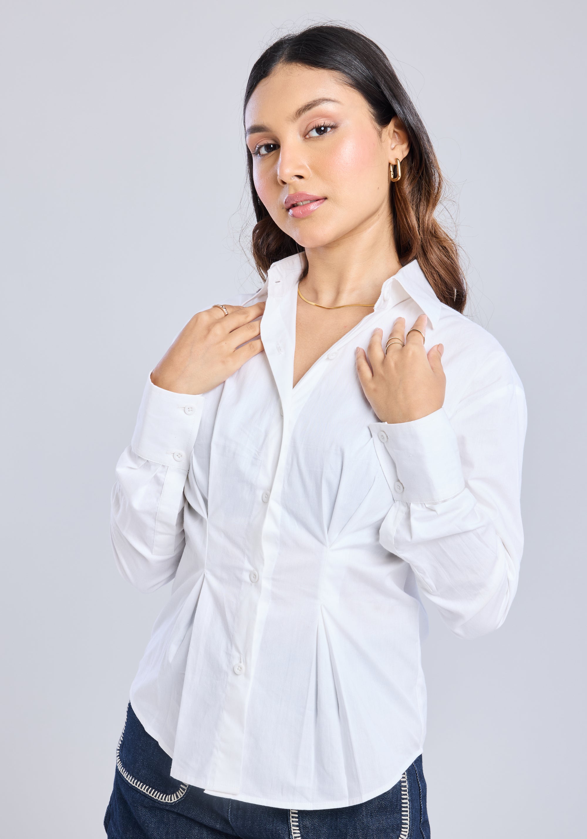 Ms.V Cinched Shirt