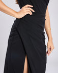 Ms.V Draped Midi Dress