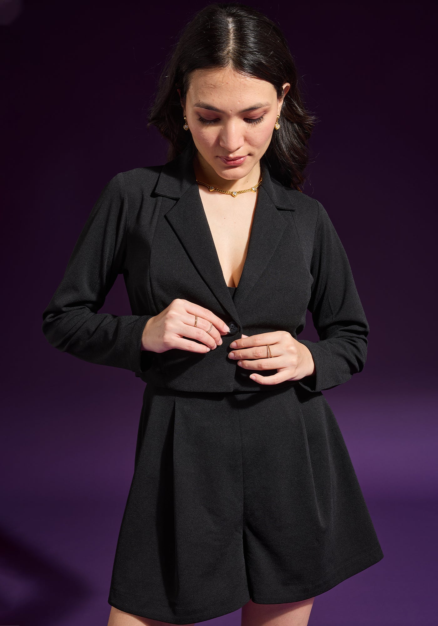 Ms.V Playsuit & Jacket Set