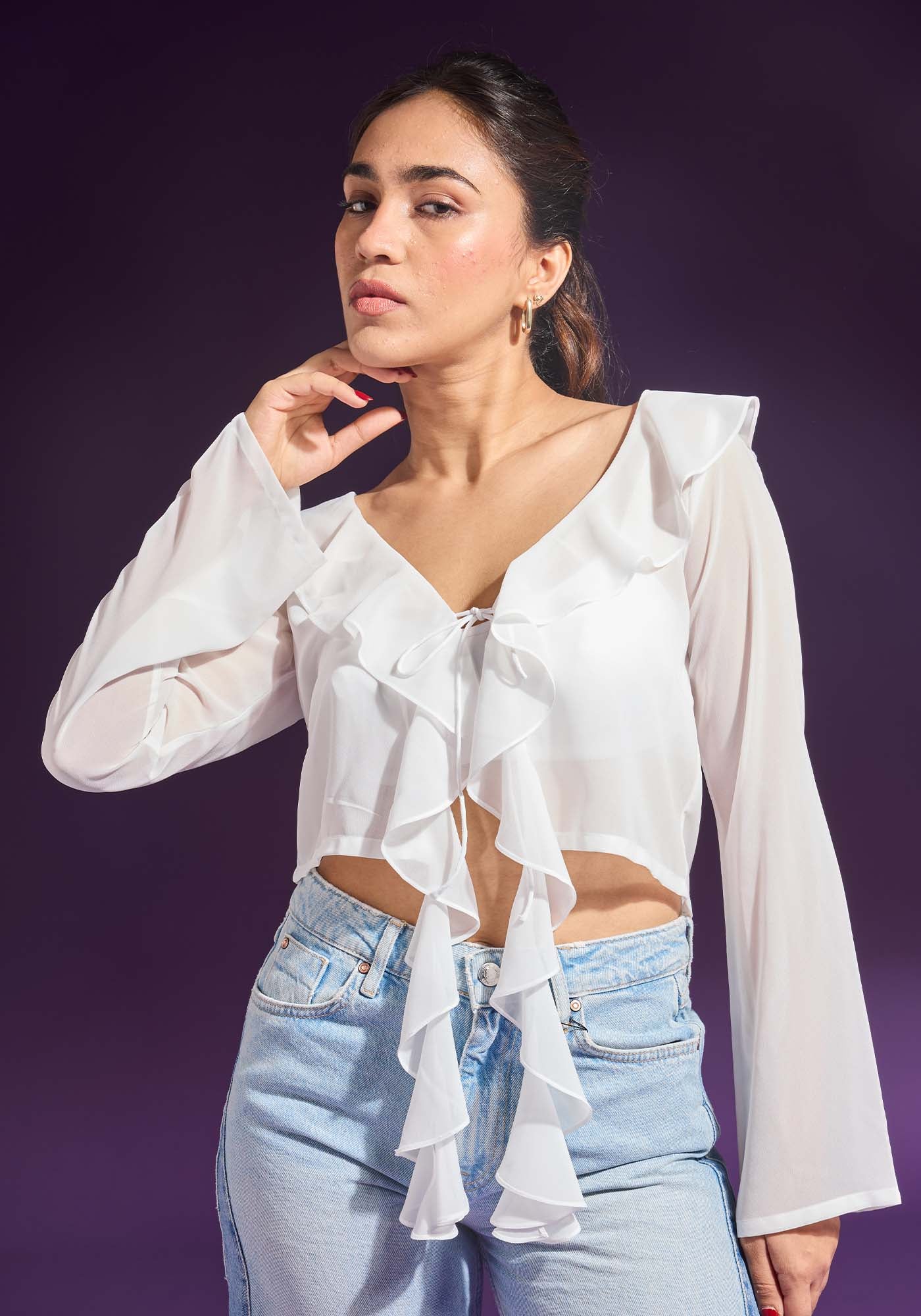 Ms.V Cropped Cover Up