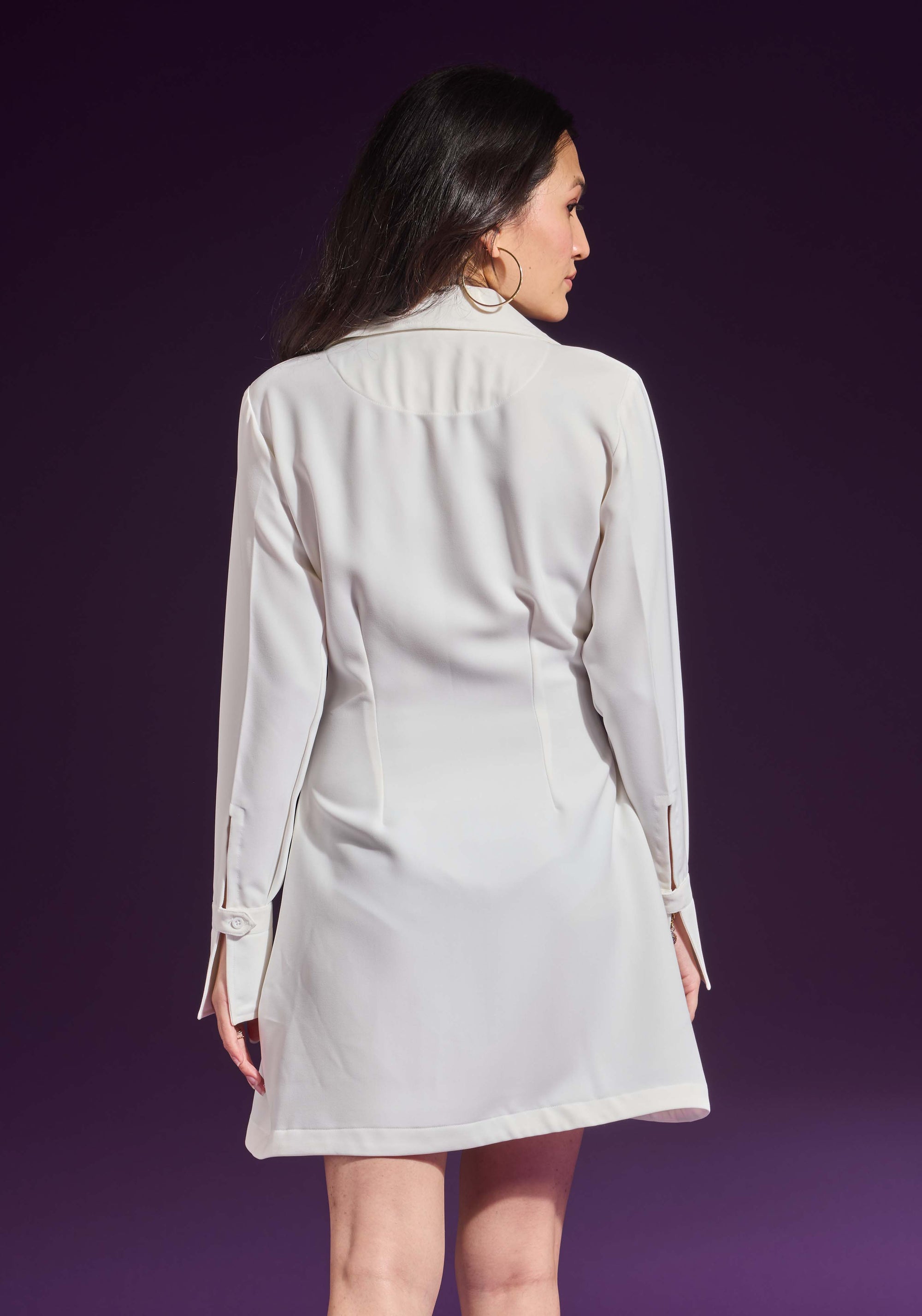 Ms.V Cinched Tie-Up Mini Dress
