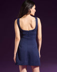 Ms.V Mini Structured Dress With Buttons