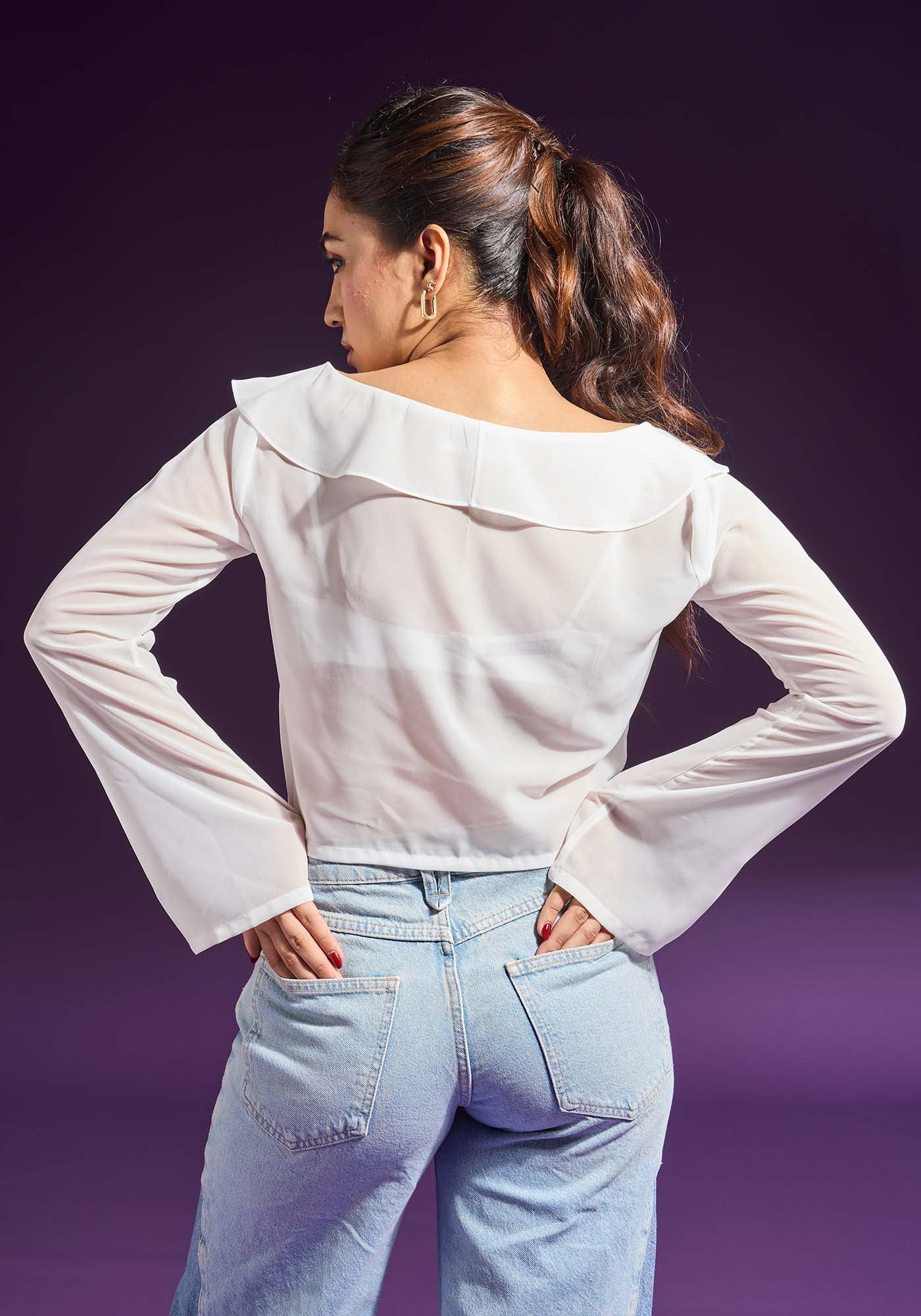 Ms.V Cropped Cover Up