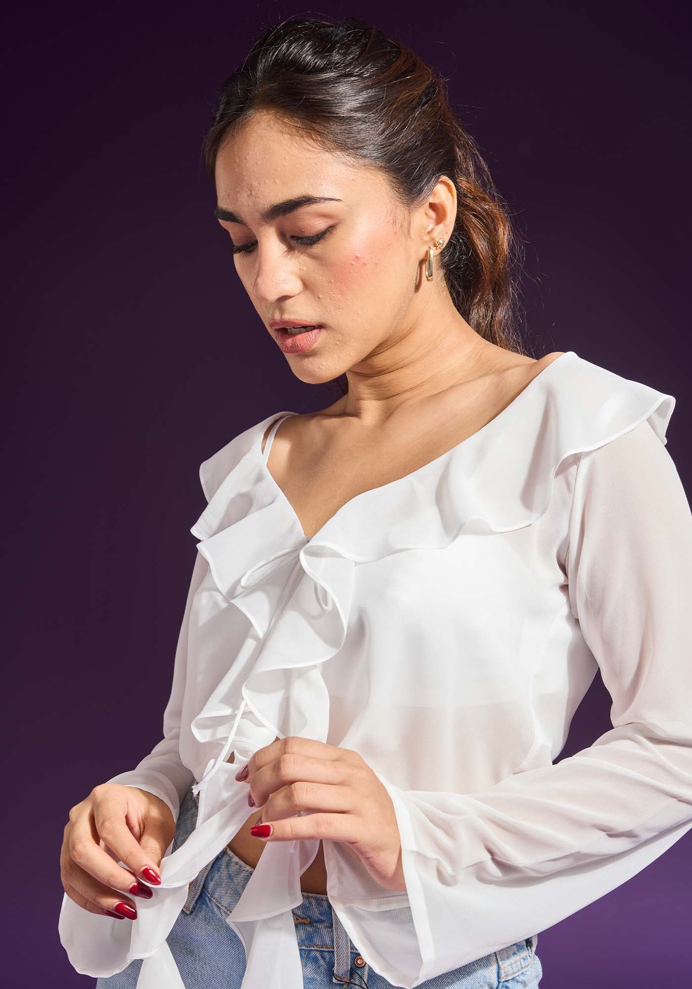 Ms.V Cropped Cover Up