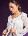 Ms.V Cropped Cover Up