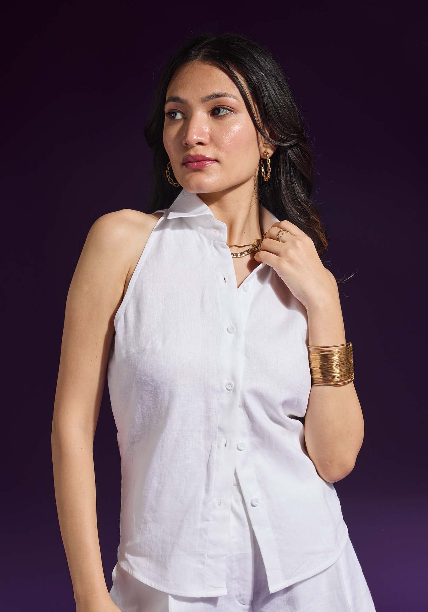 Ms.V Halter Shirt
