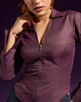Ms.V Zip-Up Top