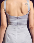 Ms.V Sweetheart Neck Midi Dress