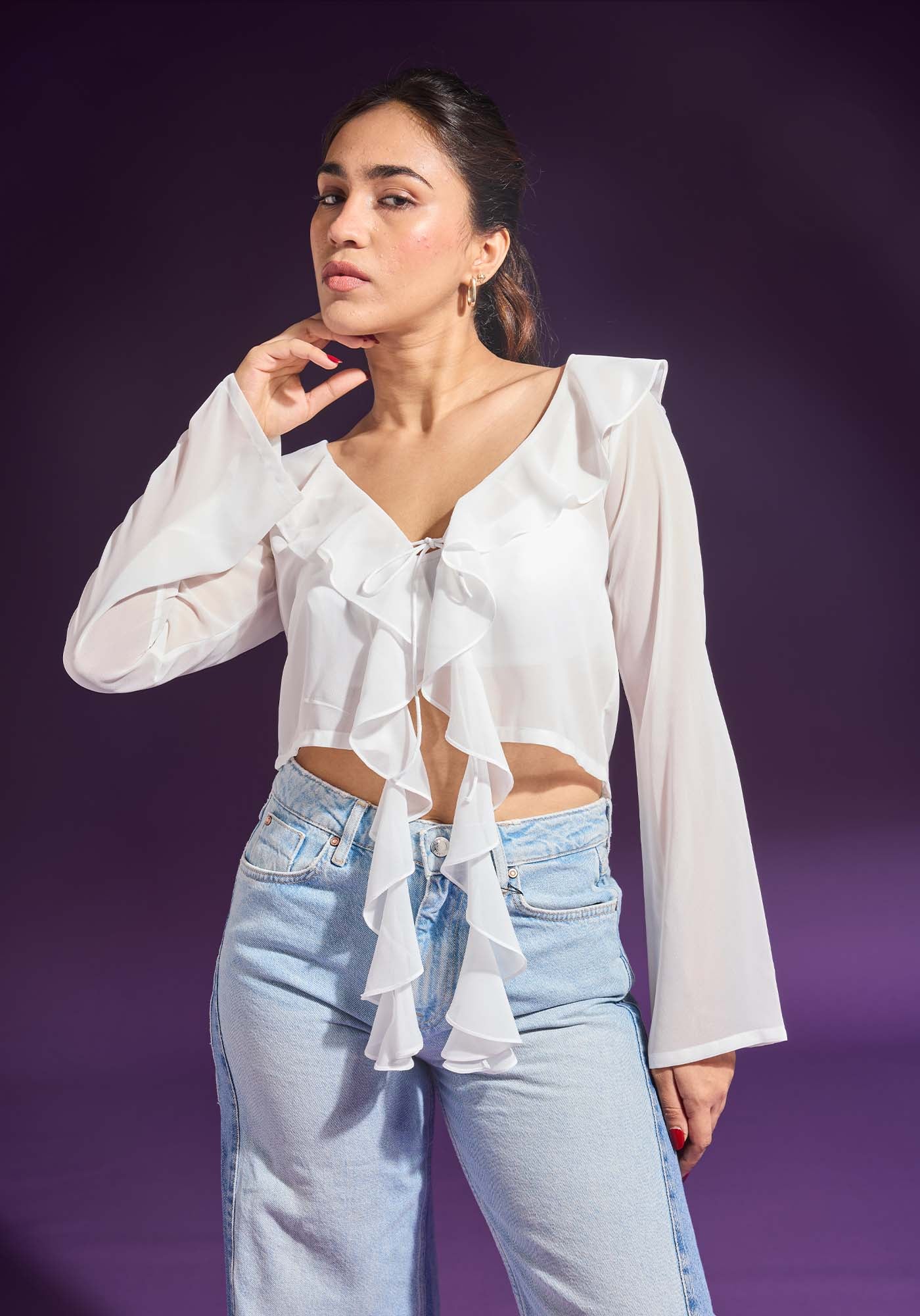 Ms.V Cropped Cover Up