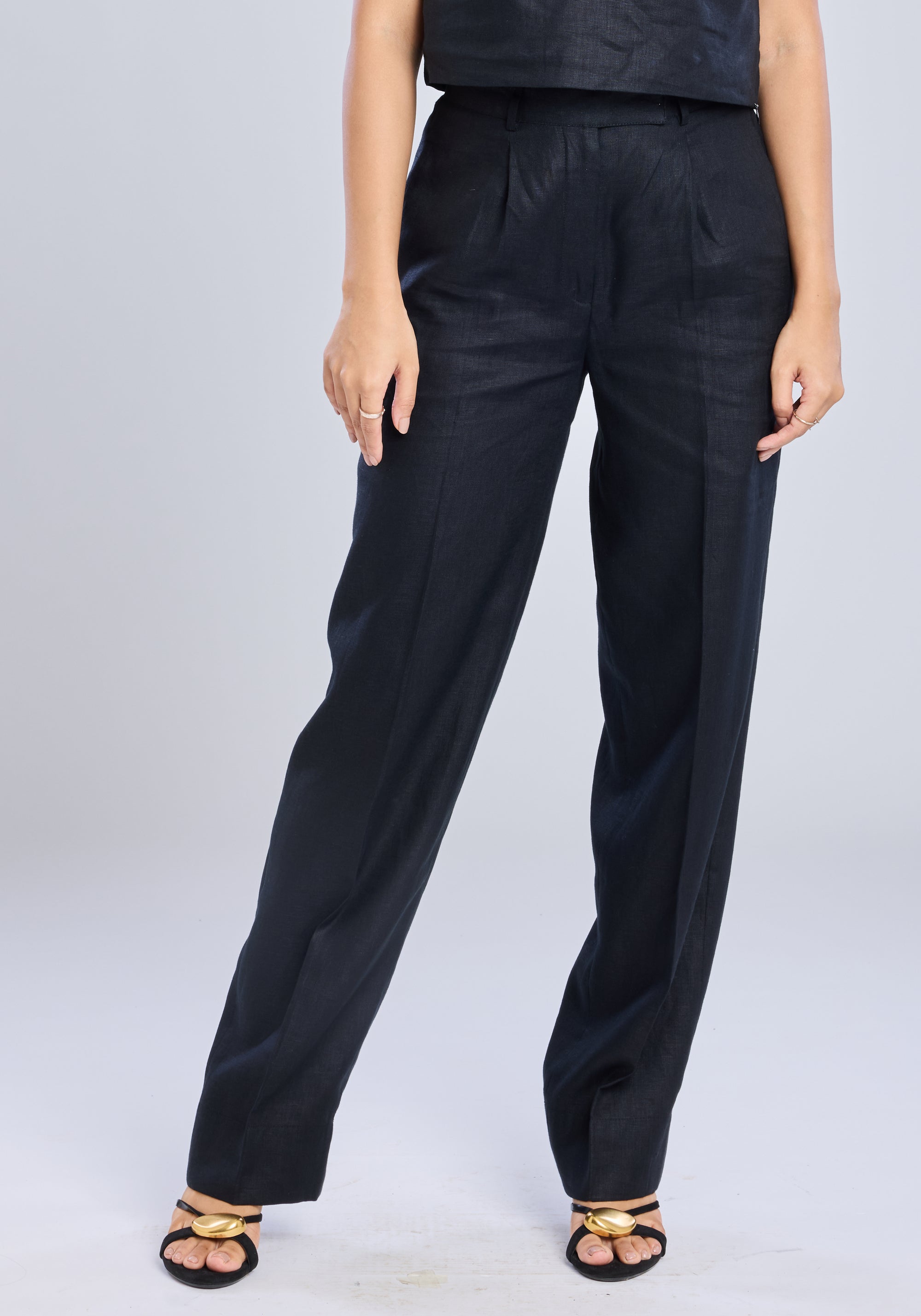 Ms.V Square Neck Top & Ms. V Flared pants