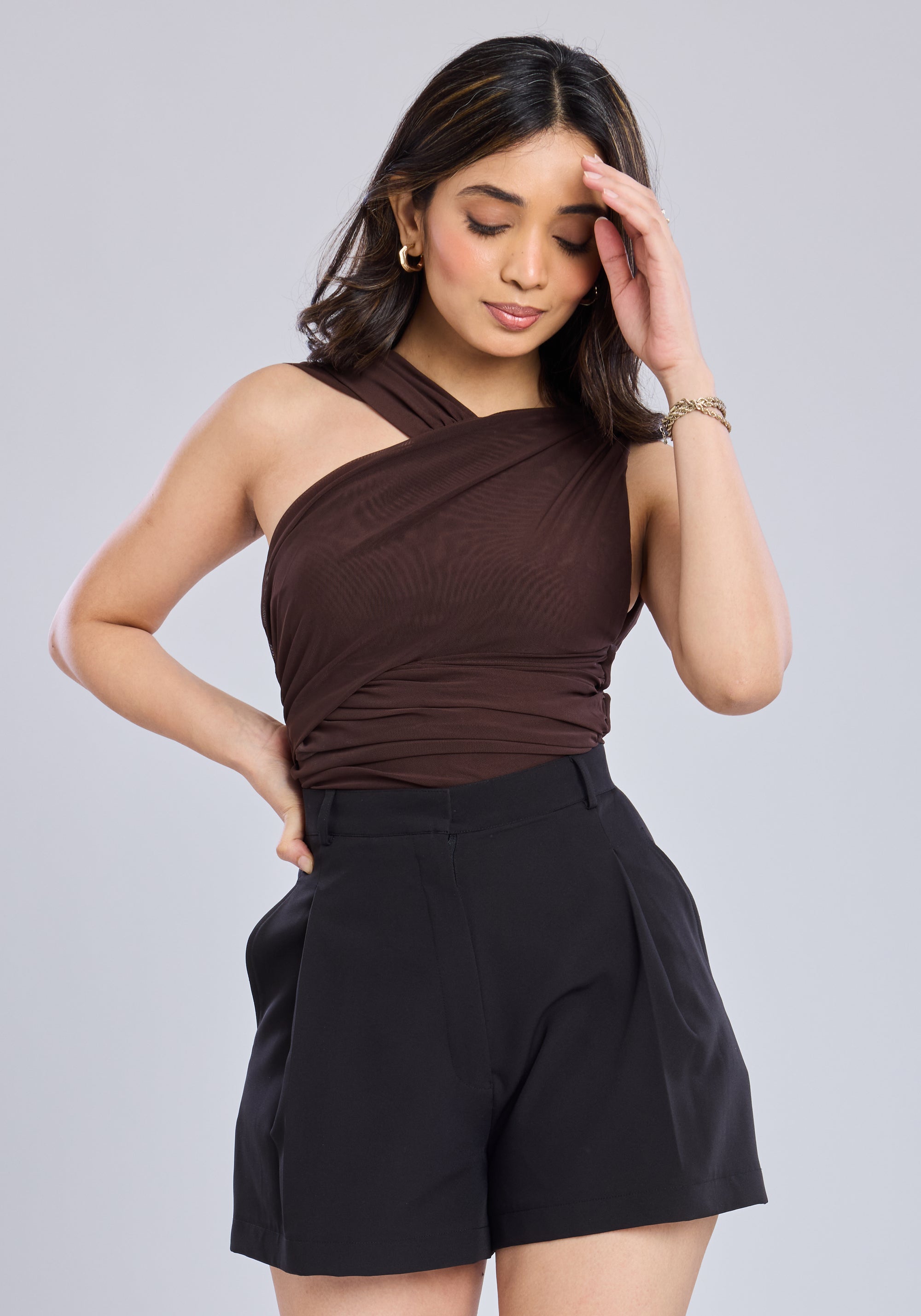 Ms.V Flared Tailored Shorts