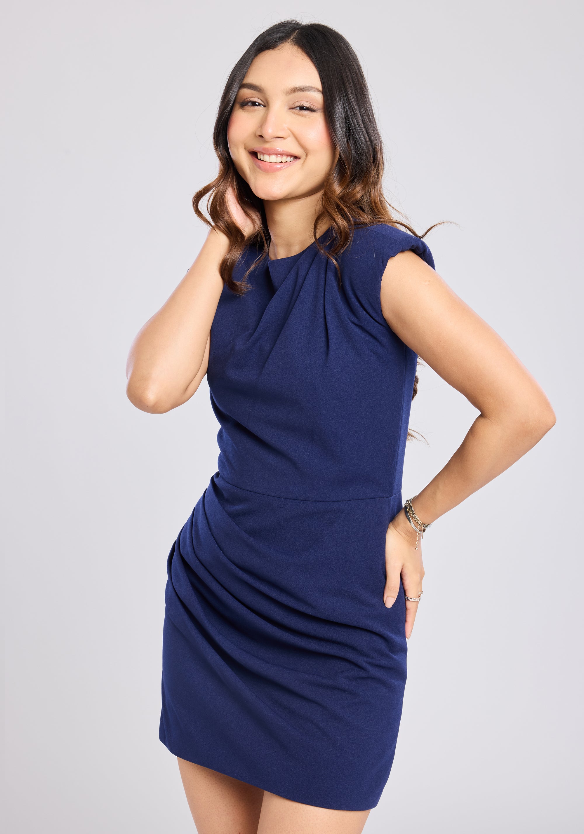 Ms.V Draped Mini Dress