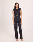 Ms. V Denim Corset Pants