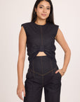 Ms. V Denim Corset Pants