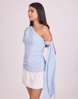 Ms V Draped One Shoulder Top