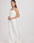 Ms. V Ruched Halter Jumpsuit