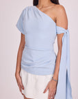 Ms V Draped One Shoulder Top