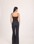 Ms. V Pinstripe Top & Ms. V Pinstripe Pant