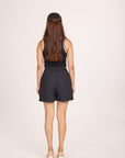 Ms.V Flared Pinstripe Tailored Shorts