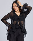 Ms.V Ruffle Cover Up