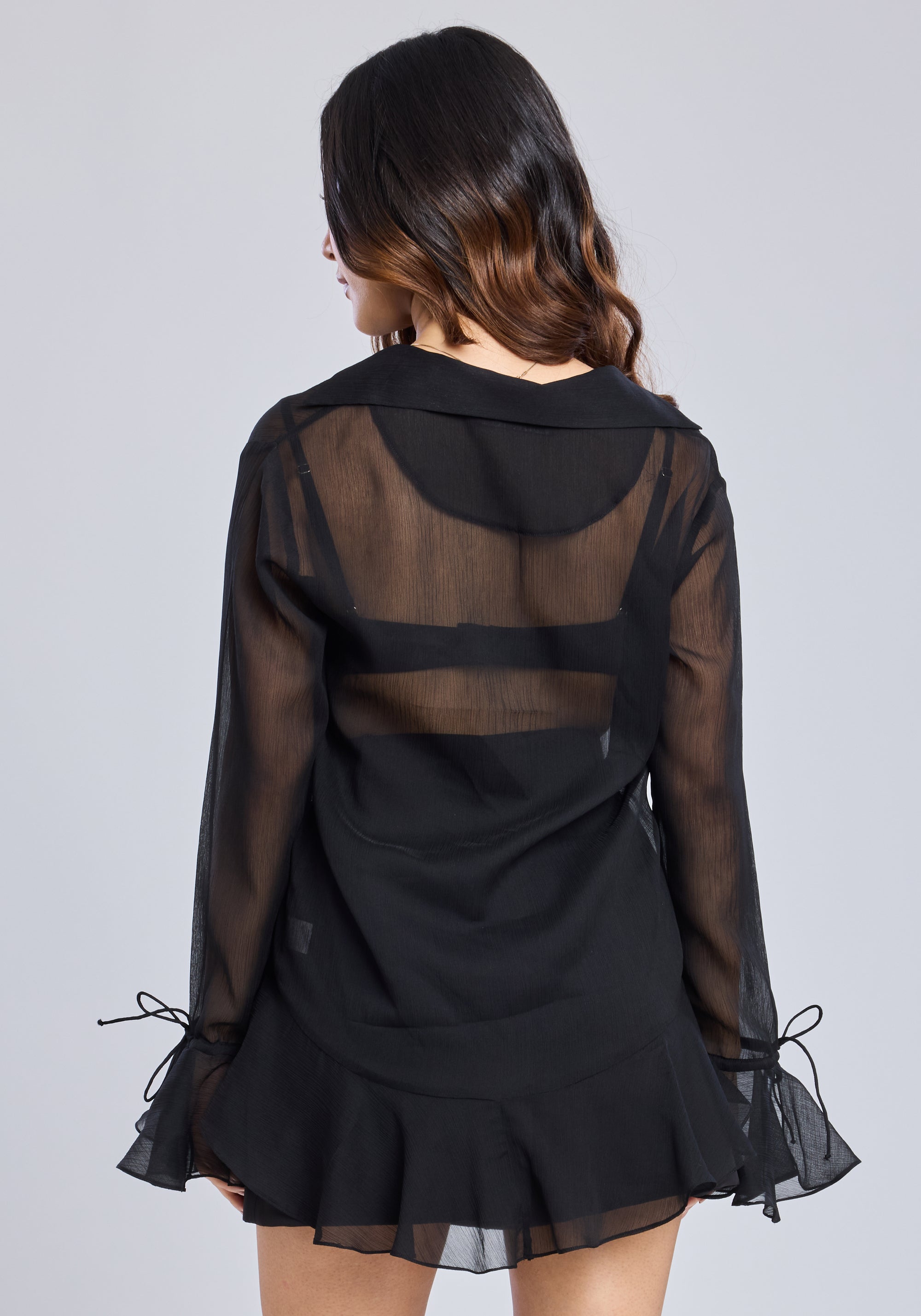 Ms.V Ruffle Cover Up