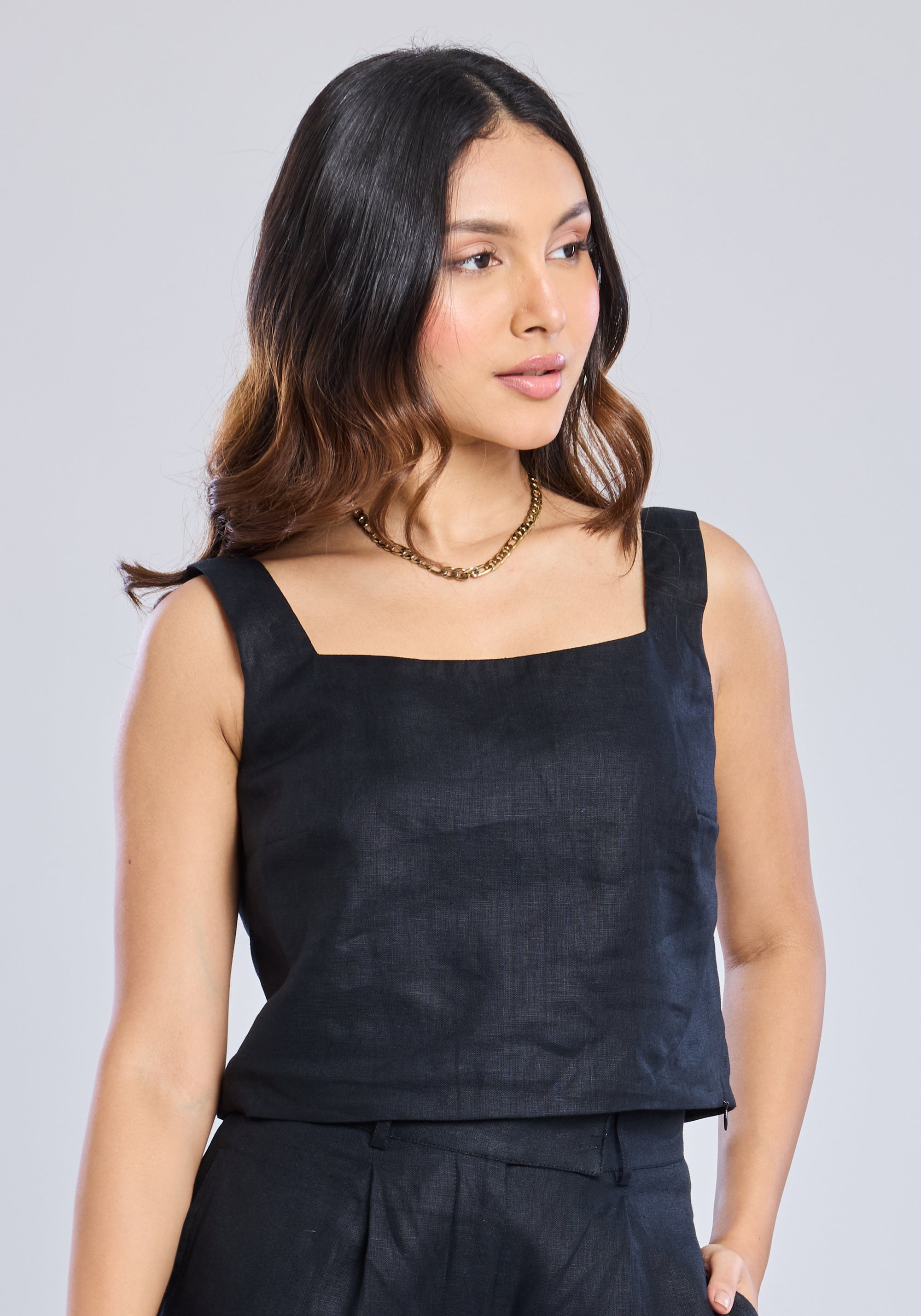 Ms.V Square Neck Top