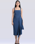 Ms.V Tie-Up Midi Dress