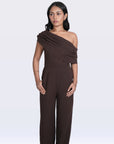 Ms.V One-Shoulder Jumpsuit