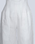 Ms.V Pleated Linen Top And Ms.V Linen Corset Pants