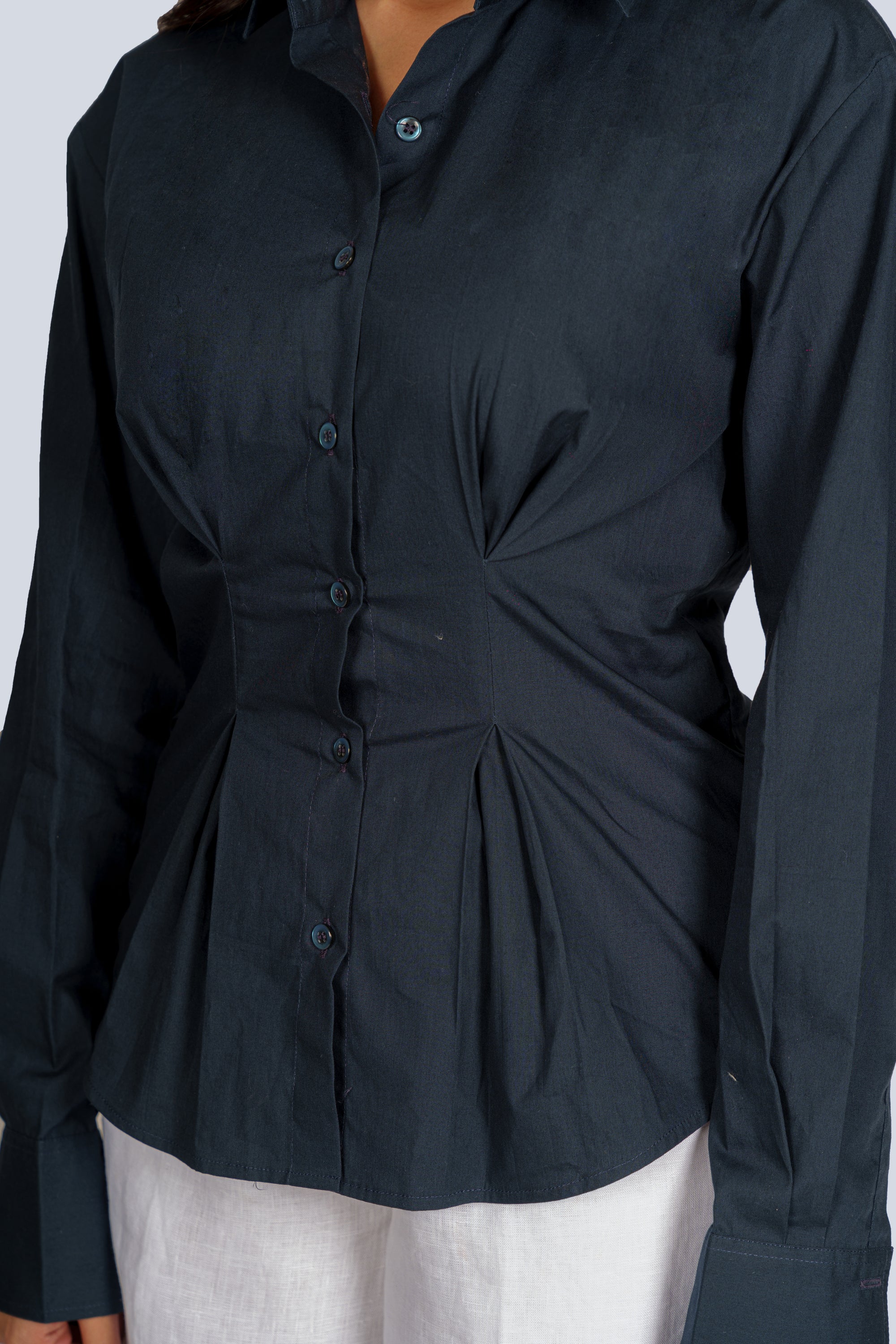 Ms.V Cinched Shirt