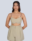 Ms.V Flared Tailored Shorts