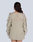 Ms.V Layered Ruffle Cover-Up