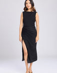 Ms.V Draped Midi Dress