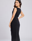 Ms.V Draped Midi Dress