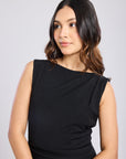 Ms.V Draped Midi Dress