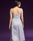 Ms.V Sweetheart Neck Midi Dress