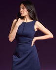 Ms.V Mini Structured Dress With Buttons
