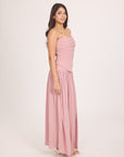 Ms. V Draped Chiffon Corset Top & Ms. V Draped Chiffon Maxi Skirt