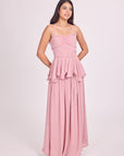 Ms.V Ruched Chiffon Top