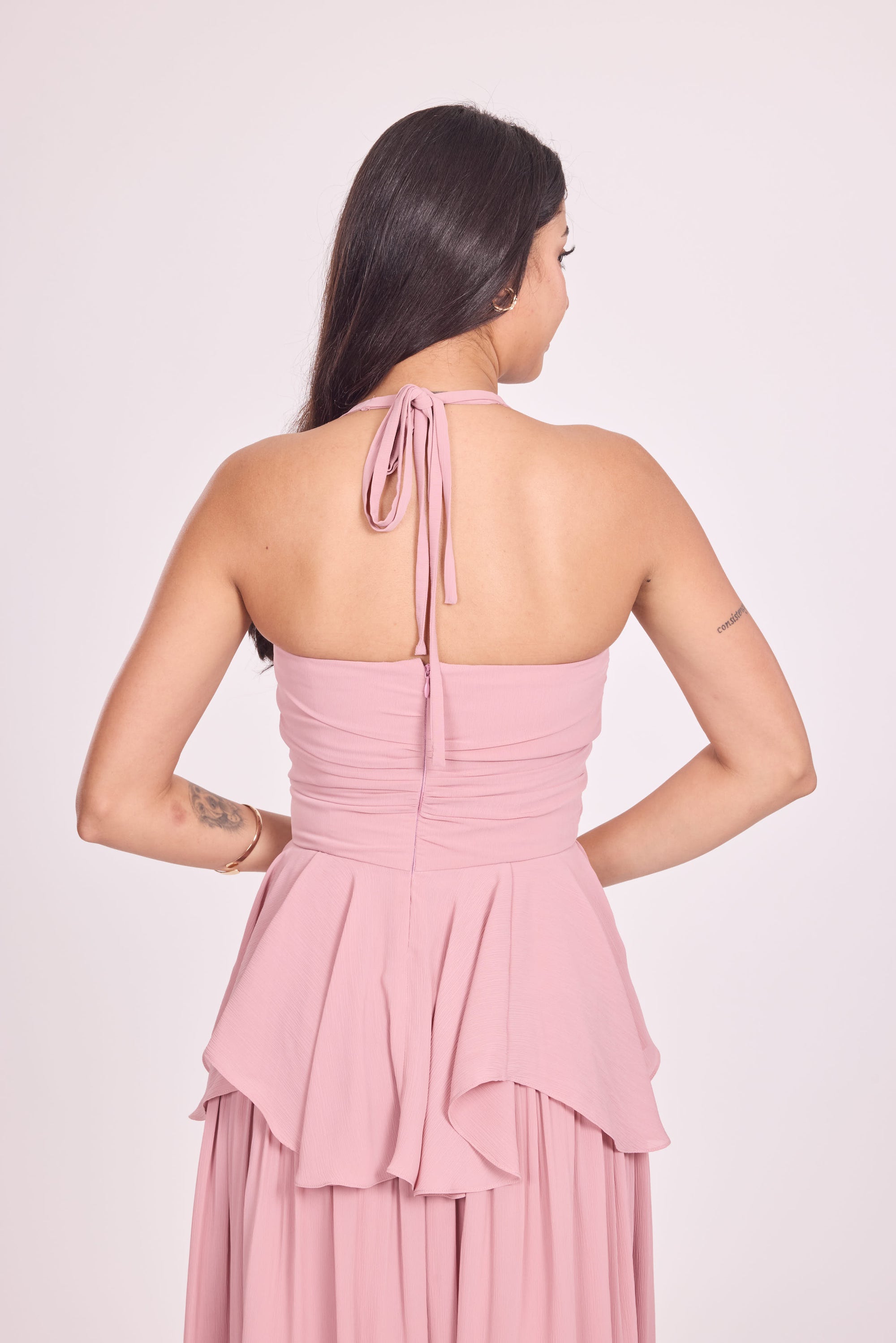 Ms.V Ruched Chiffon Top