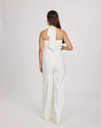 Ms. V Ruched Halter Jumpsuit